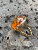 Load image into Gallery viewer, Cognac Amber ring - Amber House 
