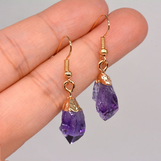 Brazilian Amethyst Earrings - Amber House 