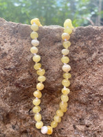 Load image into Gallery viewer, BUTTERSCOTCH BAROQUE BALTIC AMBER BABY NECKLACE - Amber House 
