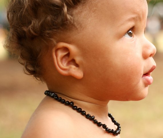 Cherry Amber Teething Necklace - Amber House 