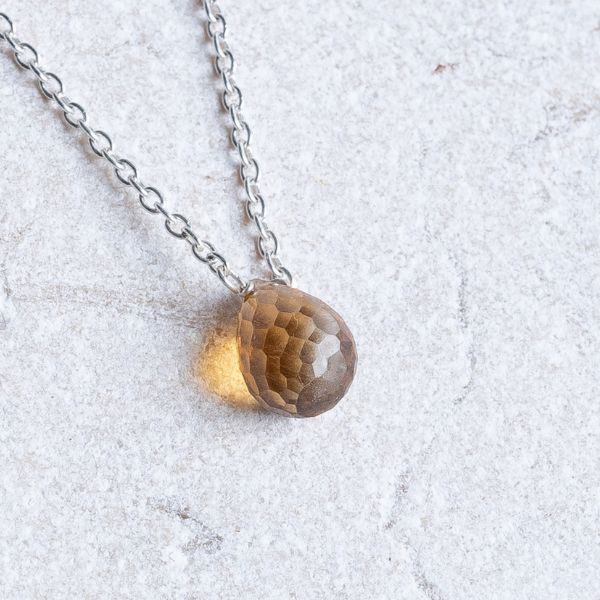 Citrine Necklace (November Birthstone) - Amber House 