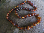 Load image into Gallery viewer, Cognac Raw Baby Bracelet / Necklace - Amber House 
