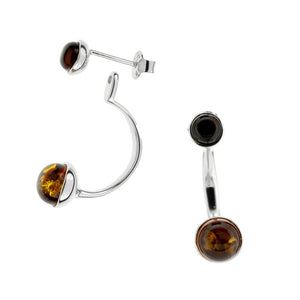 Cognac Baltic Amber Earrings - Amber House 