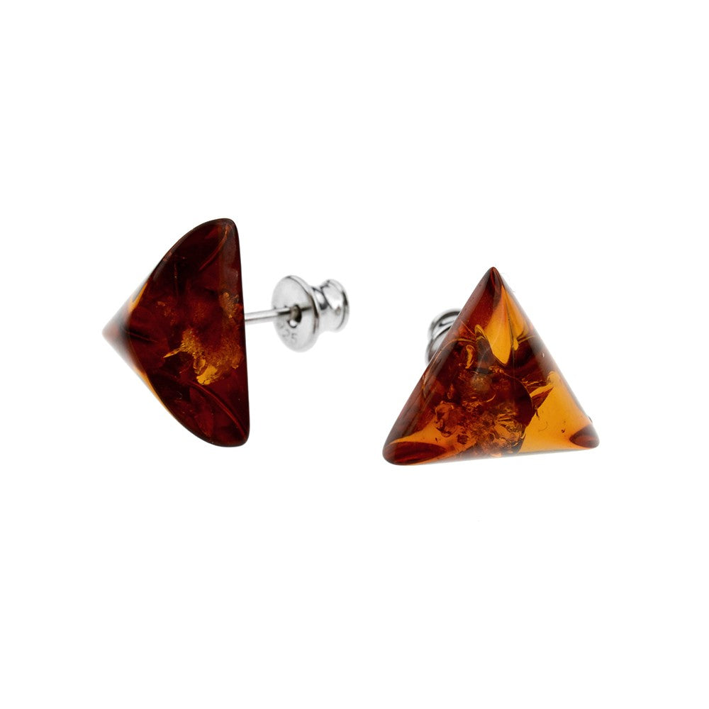 Stud  Amber Earrings - Amber House 