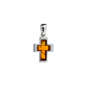 Small Amber Cross - Amber House 