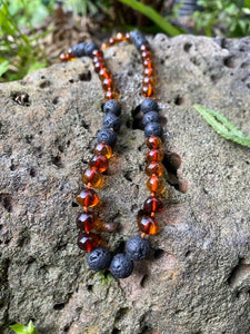 Diffuser necklace with Amber for babies - Amber House 