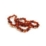 Load image into Gallery viewer, Adult Cognac Amber Necklace - Amber House 
