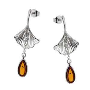 Gingo Baltic Amber earrings - Amber House 