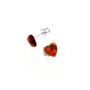 Amber Silver Heart Earrings / Pre order back in stock 01/04/2023 - Amber House 