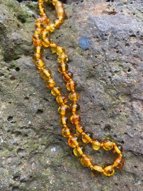 Baroque Honey AMBER Necklace - Amber House 