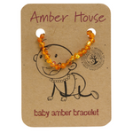 Load image into Gallery viewer, HONEY ROUND BALTIC AMBER BRACELET / ANKLET - Amber House 
