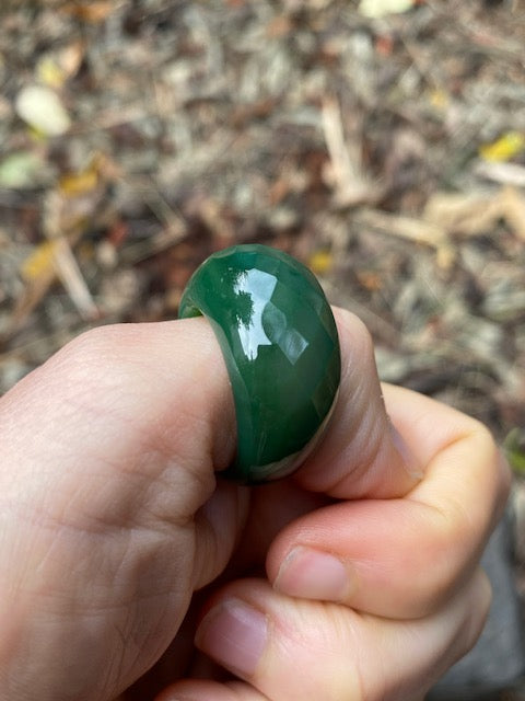 Jade Ring Jade thumb ring Amber House