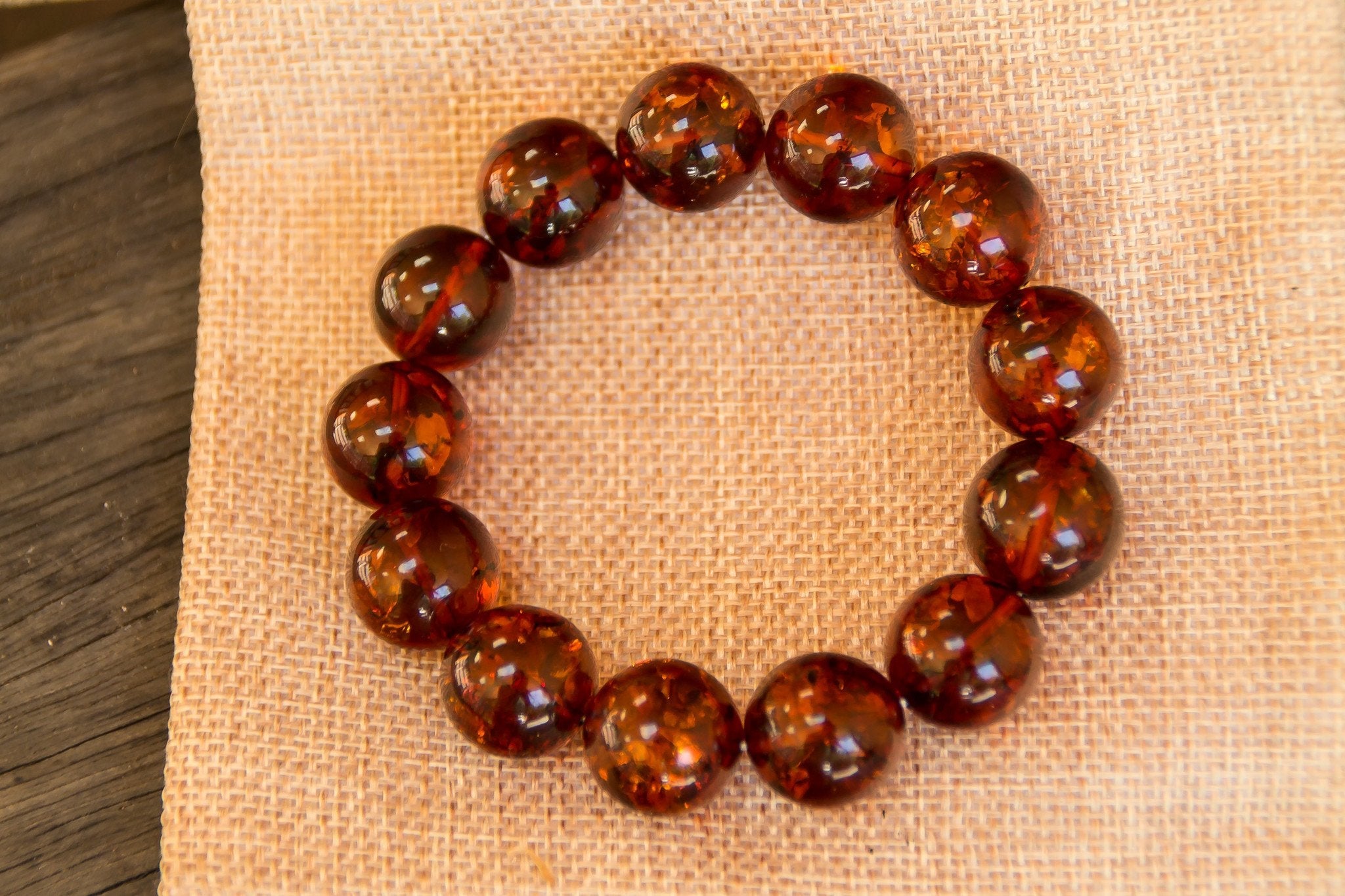 Amber Bracelet 14 mm - Amber House 