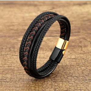 Natural Leather Men's Bracelet