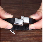 Load image into Gallery viewer, Leather bracelets for men
