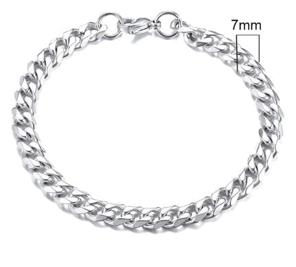 stainless steel men's bracelet 