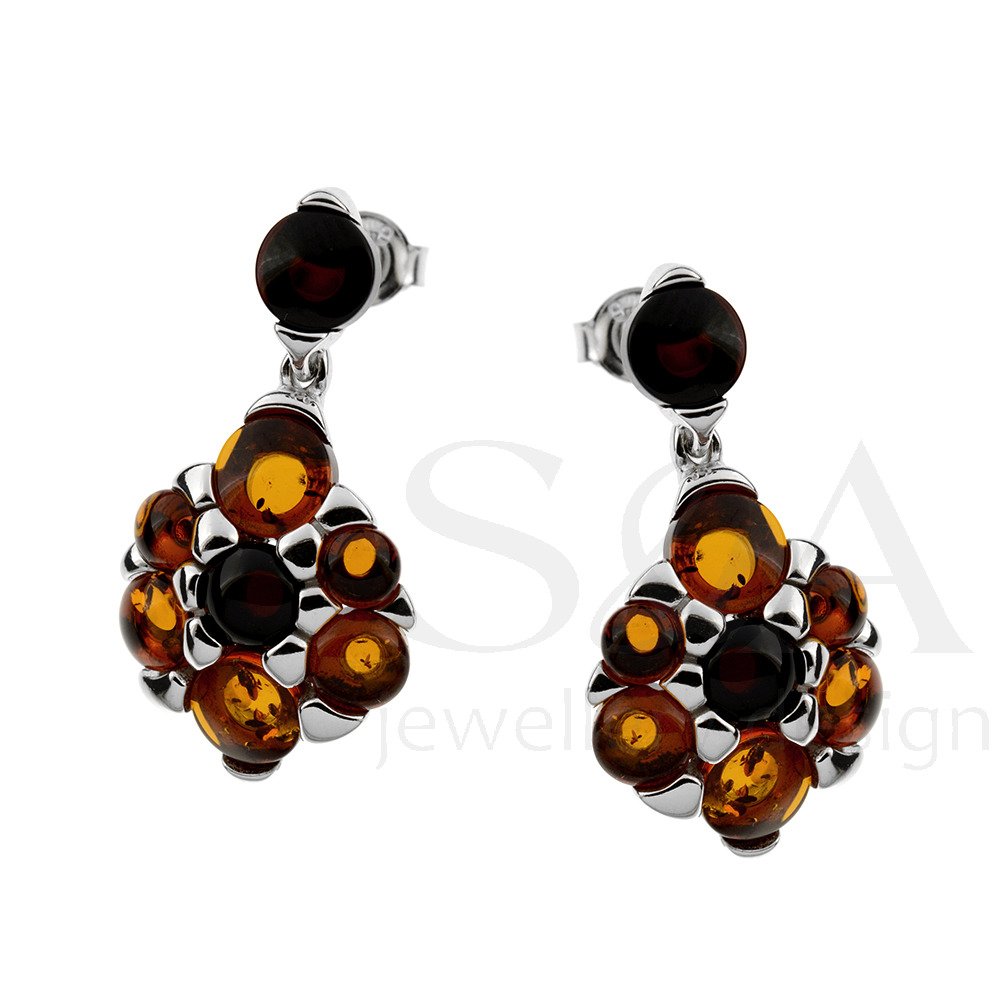 Mixed  Baltic Amber Earrings - Amber House 