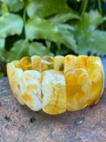 Load image into Gallery viewer, Unique White Amber Bracelet - Amber House 

