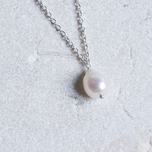 Pearl Necklace (June Birthstone) - Amber House 
