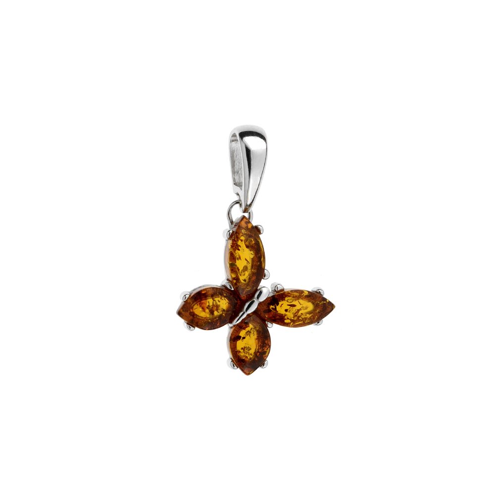 Butterfly Amber Pendant - Amber House 