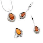 Load image into Gallery viewer, Cognac BALTIC AMBER PENDANT - Amber House 
