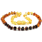 Load image into Gallery viewer, Rainbow Amber Necklace - Amber House 
