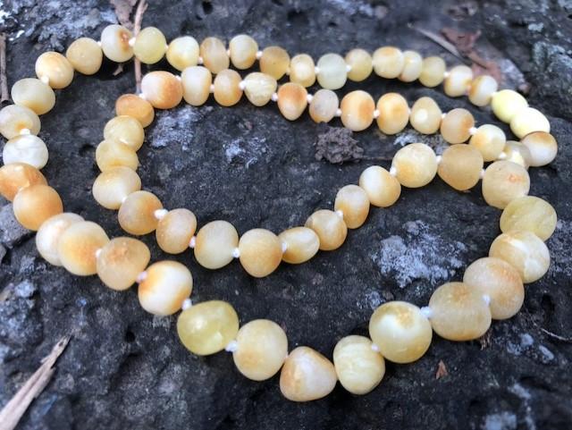 Raw Butterscotch Amber  NECKLACE - Amber House 