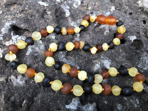 Raw Multi Teething Beads - Amber House 