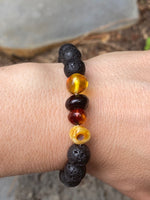 Load image into Gallery viewer, Diffuser Amber Bracelet 12 mm - Amber House 
