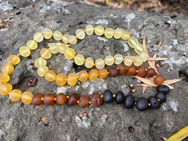 Raw Rainbow AMBER NECKLACE - Amber House 