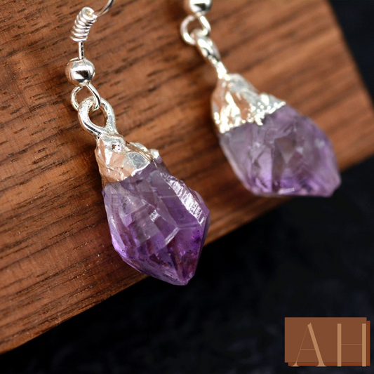 Brazilian Amethyst Earrings - Amber House 