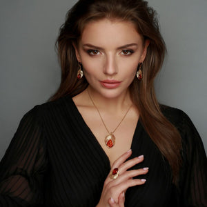 Stunning Baltic Amber earrings