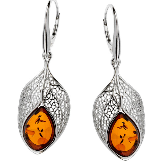 Stunning Baltic Amber earrings