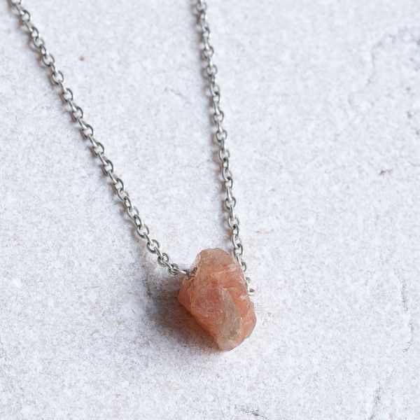 Sunstone Necklace (Alternative July birthstone) - Amber House 