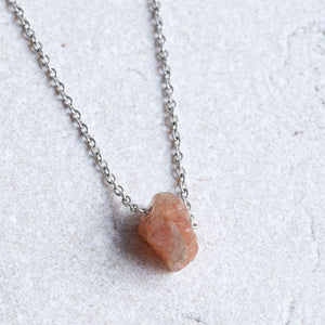 Sunstone Necklace (Alternative July birthstone) - Amber House 