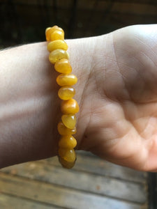 Milky BALTIC AMBER BRACELET - Amber House 