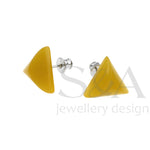 Load image into Gallery viewer, Stud  Amber Earrings - Amber House 
